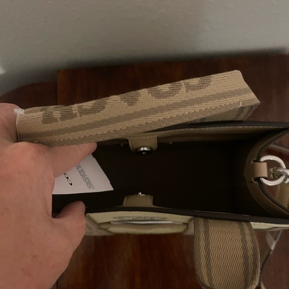 Coach Lemon Print Tan Satchel - Picture 4 of 5